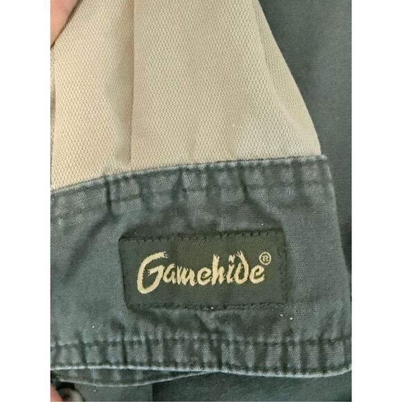 Gamehide Hunting Shooting LS Shirt Mens XL Green Tan Outdoors Fall Grandpa - Picture 5 of 8